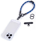 project-cb Phone Wrist Strap×1,Phone Tether Tab×2,Phone Wristlet,Phone Lanyard Wrist Strap,Key Holder,Keychain,Key Ring×2(Blue)