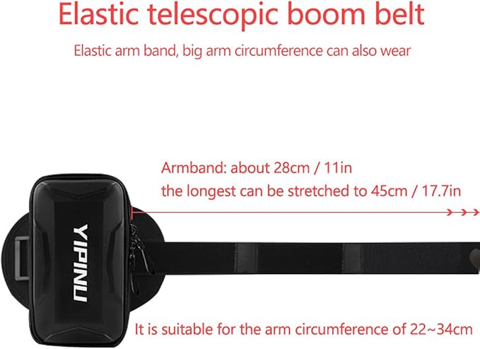 Dxyufazhe Outdoor Sports Multifunctional Armband Waterproof Running Sports Fitness Mobile Arm Bag, Compatible with iPhone 15 Pro Max 15 XS XR 8, Galaxy S25 S20 S10 Plus for Men & Women (Silver)