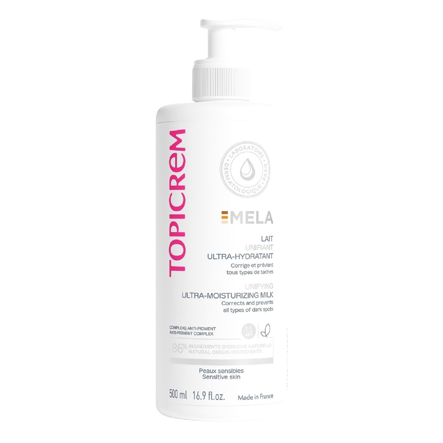 Topicrem Mela Body Lotion - Ultra Moisturizing | 16.9 fl oz
