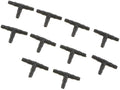 10PCS Micro Drip Irrigation System Dripper Tee Pipe Barb Hose Watering Garden