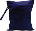 Waterproof Wet Bag for Swimsuit, Travel Beach Wet Dry Bag, Hidden Zipper Reusable Blue Wet Bags, for Travel Beach Wet Swimsuits Toiletries Diapers Dirty Gym Clothes Laundry Bag