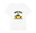 Dad Taxi To Soccer Practice Funny T-Shirt - Fun Novelty Design Men Women