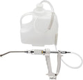 10ML Veterinary Metal Feeding Gun, Continuous Drench Gun Dosing Device Veterinary Adjustable Medicine Dispenser Husbandry Autonomous Feeding Tool, for Pig Cow, Sheep, Horse (White Color, 10ML+Kettle)