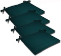 Comfort Classics Set of 4 19W x 17Dx 2H Spun Polyester Outdoor SEAT Cushion in Solid Spruce Inc.