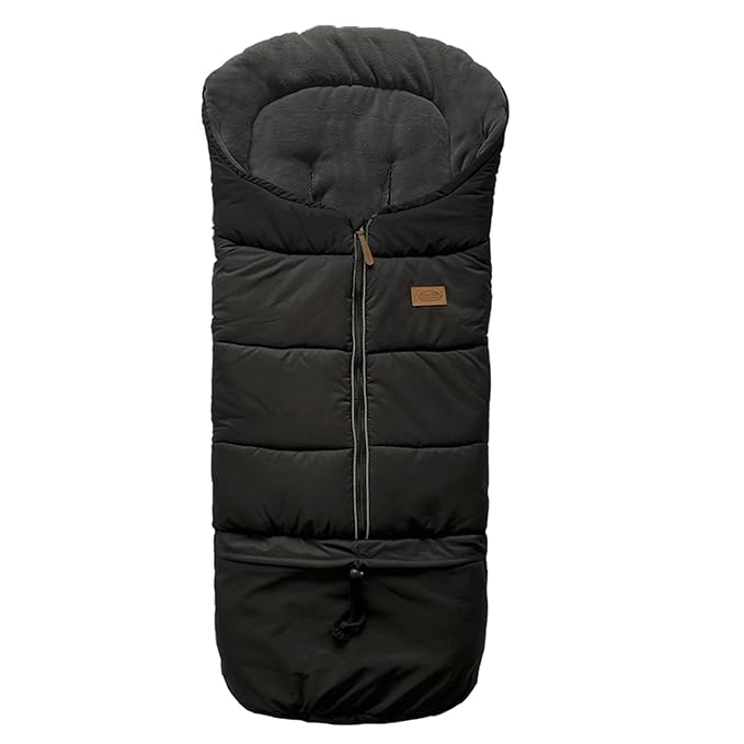 funlife Universal Stroller Bunting Bag for 0-5T with Length Extension,Ultra Soft Waterproof Outdoor Sleeping Bag with Hoodie,Warm Winter Stroller Blanket for Infant Toddler
