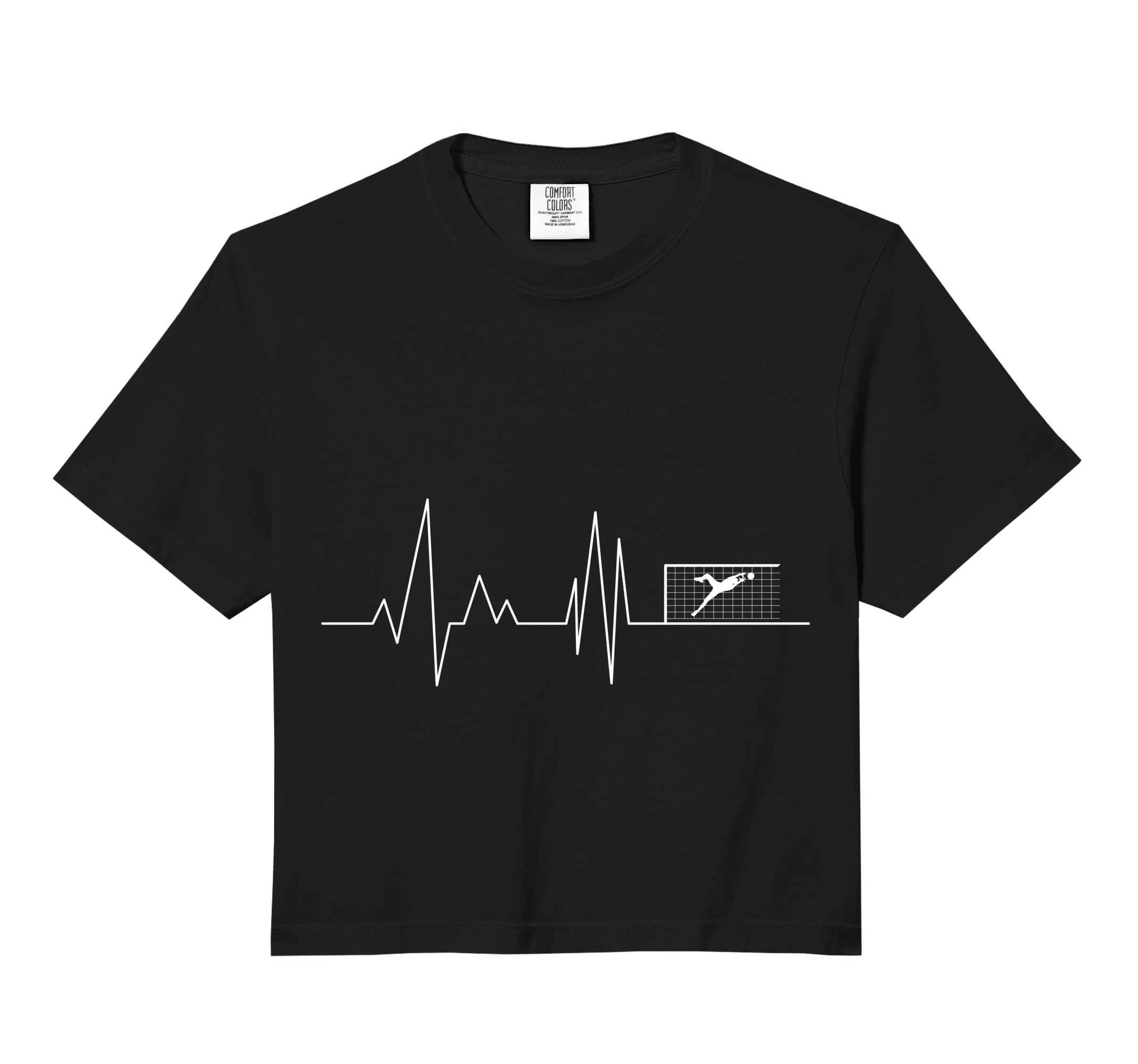Heartbeat Goalkeeper Goalie Soccer T-Shirt - Aesthetic Graphic Men Women