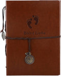 Photo Album 4x6 160 Photos, Leather Photo Albums with Writing Space With 30 Writing Paper, Travel Family Wedding Kids Graduation Ultrasound Baby Picture Album Scrapbook Photo Album
