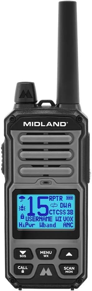Midland GXT67 Pro GMRS Two Way Radio - 4 Pack Bundle