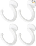 4pcs Ceiling Hooks for Hanging Plants, Lights - Metal Small Heavy Duty Indoor/Outdoor Wall Plant Hanger Swag Hooks