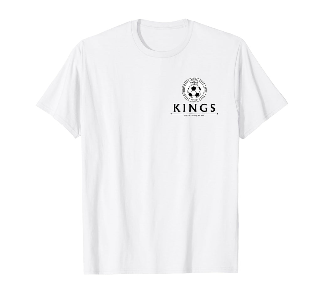 Kings Fan Gear T-Shirt - Minimalist Print for Adults