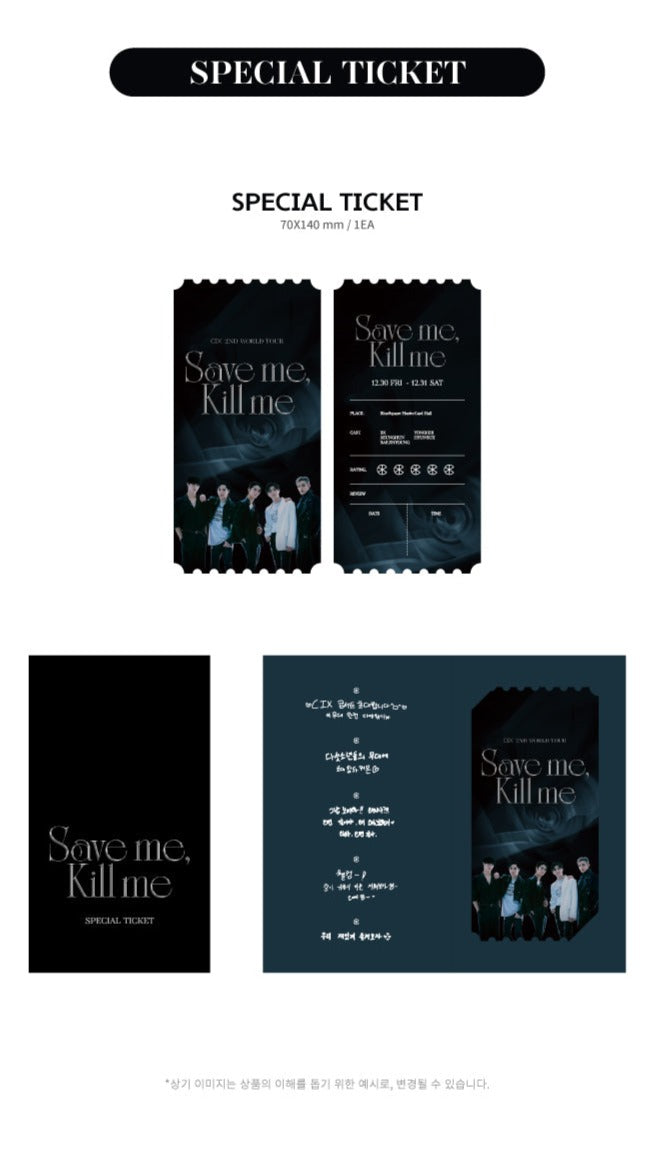 Cix - 2nd World Tour Save Me Kill Me In Seoul Official Merch