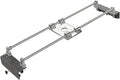 Router Sled, Slab Flattening Jig, DIY Woodworking Router Sled for Flattening Slabs with Height Adjustable (L-Carriages, Steel and Aluminum, 48 Inches)