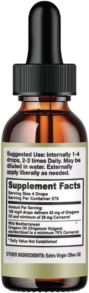 California Natural Wild Oregano Oil, 1 fl. oz.
