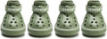 JZXOIVA Dog Shoes for Hot Pavement, Dog Booties for Large Dogs, Breathable Dog Boots & Paw Protectors, Adjustable Non-Slip Dog Rain Booties, Waterproof Pets Sandals for Beach Green Size 10