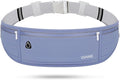 USHAKE Slim Running Belt, Workout Fanny Pack for Men Women,Exercise Waist Pack for Apple iPhone Holder, Runner Belt for Running Walking Cycling Camping Gym Dark Blue