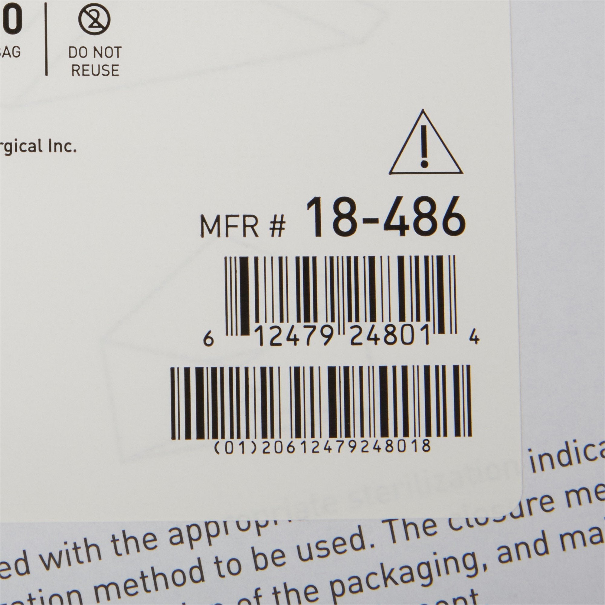 McKesson Single Layer Sterilization Wrap, 15 x 15 Inch 18-486