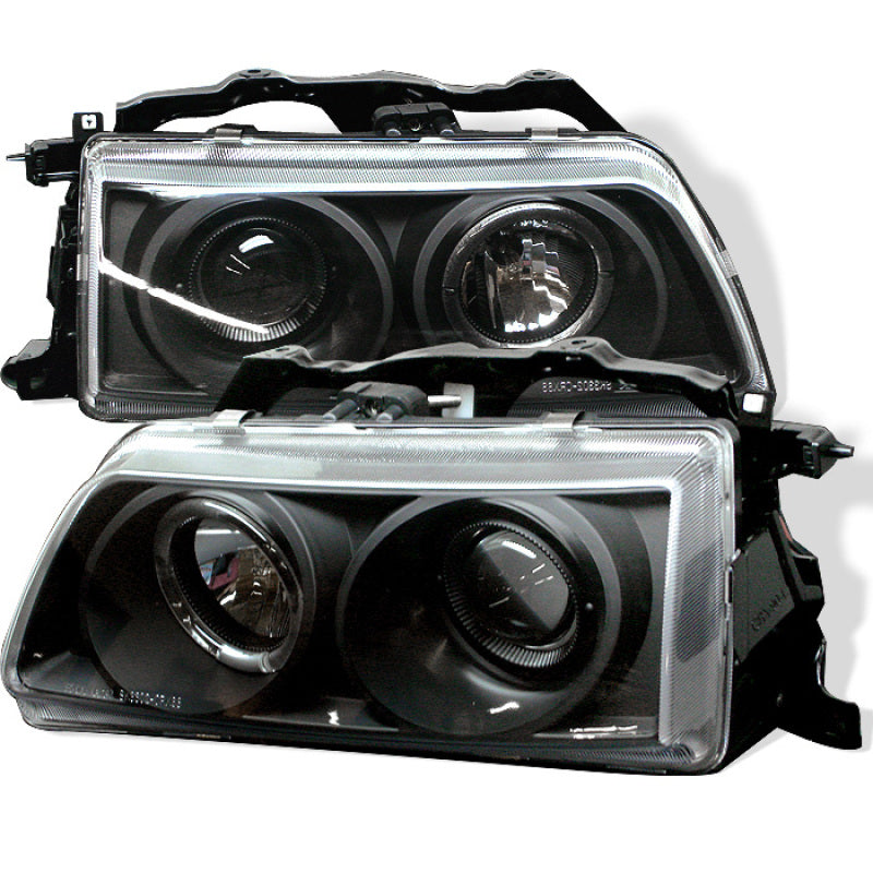 SPYDER Honda Civic 88-89/CRX 88-89 Projector Headlights LED Halo Blk PRO-YD-HC88-HL-BK 5010803