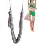 Aerial Yoga Hammock 5.5 Yards Yoga Swing Pilates Silk Home Gym Fitness Include hardware,Daisy Chain, Pose Guide