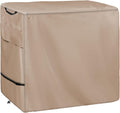 Outdoor Prep Table Cover -Khaki Heavy Duty Waterproof Cover for PC3404S Rolling Dining Table Compatible with 46 inch Outdoor Utility Cart