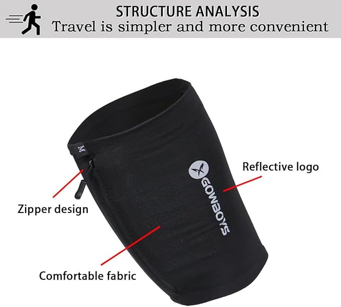 Running Phone Armband for Men Women,Universal Arm Bands for Phones Below 8 Inches,Waterproof Cell Phone Armband for Hiking,Running,Cycling,Climbing(Black XL)