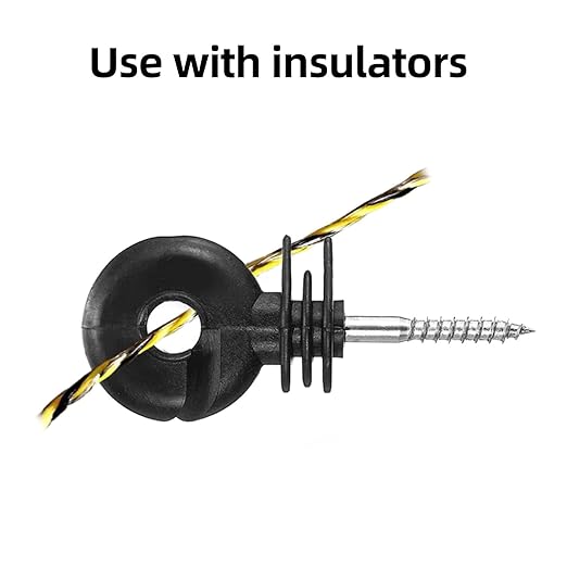Upgraded Electric Fence Polywire 5050 Feet 1540 Meters, 6 Stainless Steel Strands for Reliable Conductivity and Rust Resistance, Portable Electric Fencing,UV, Rust Resistant