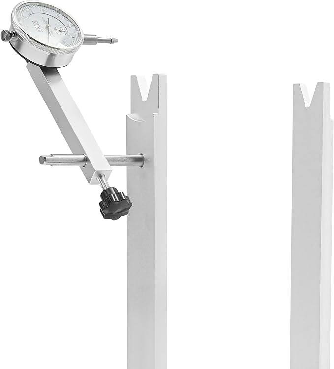 Bicycle Wheel Truing Stand, Foldable Bike Repair Truing Bearing Stand with 3 High-Precision Gauges & Fixing Rod, Professional Bicycle Wheel Repair Steel Bearing Bracket Rim for Wheels up to 10"-29"