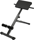 Roman Chair, Hyperextension Bench Roman Chair Adjustable Back Extension Machine Lower Back Exercise Equipment Multi-Functional Workout Bench for Home Gym Full Body Abs Glutes Core Muscles