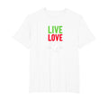 Live Love Soccer Inspiring Sports T-Shirt - Custom Art Print for Adults