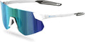 YAMAS Sport Sunglasses for Mens Womens, Wrap around Sunglasses, Non-Slip Nose Pads for Climbing and Running, UV400 Protection