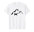 Futbol Mountain Soccer Player Funny Soccer T-Shirt - Trendy Graphic Unisex