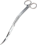 Long Aquarium Scissors for Plants 9.8 inches, Aquascaping Scissors, Aquarium Plant Trimmer, Aquascape Tools, Terrarium Tools for Plants (1 Pc Wave)