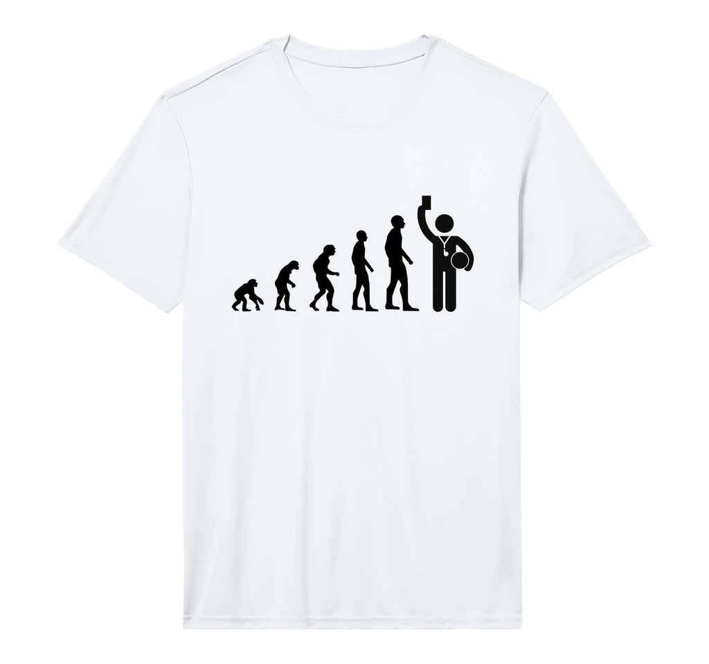 Evolution Referee Football Gift T-Shirt - Custom Art Print for Adults