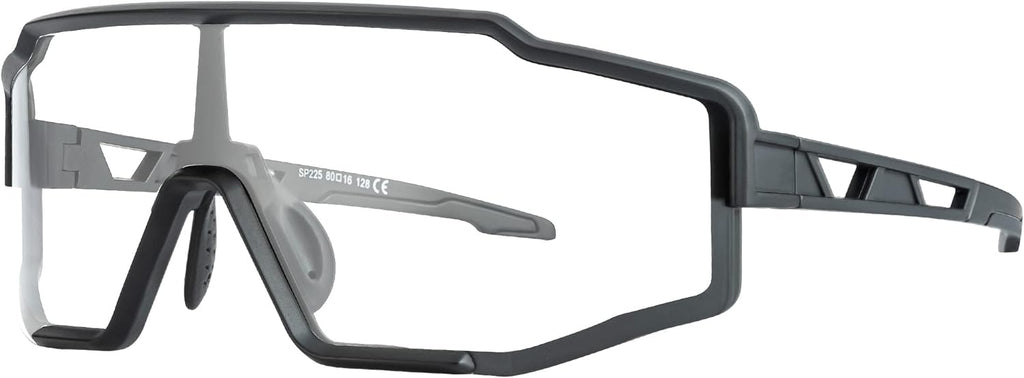 Aerodynamic Windproof Photochromic Cycling Sunglasses