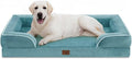 Comfort Expression Jumbo Breed Dog Bed, Orthopedic Beds for Extra Large Dogs, Waterproof Dog Bed, PV Washable Dogs Sofa Beds with Removable Cover & Non-Slip Bottom(Jumbo,Washed Blue)