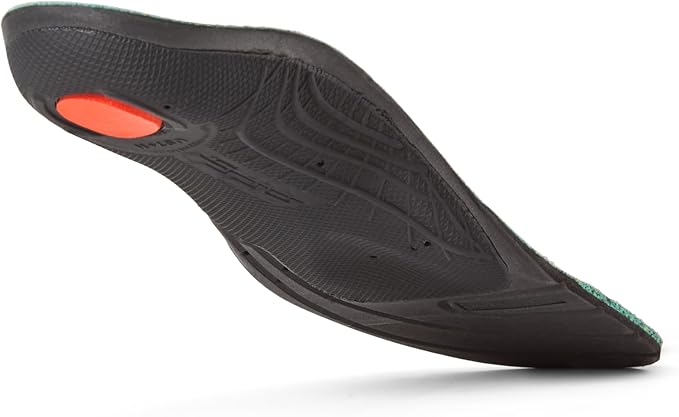 Icebug Comfort Insoles with Dynamic Arch Support, Charcoal Medium Arch, M 7/W 8.5-9