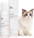 PetO’Cera Waterless Shampoo for Dogs & Cats–No Rinse Foam, Lick-Safe, Itch Relief, Detangles & Moisturizes, Hypoallergenic, Vet-Approved, 5.07oz/150ml