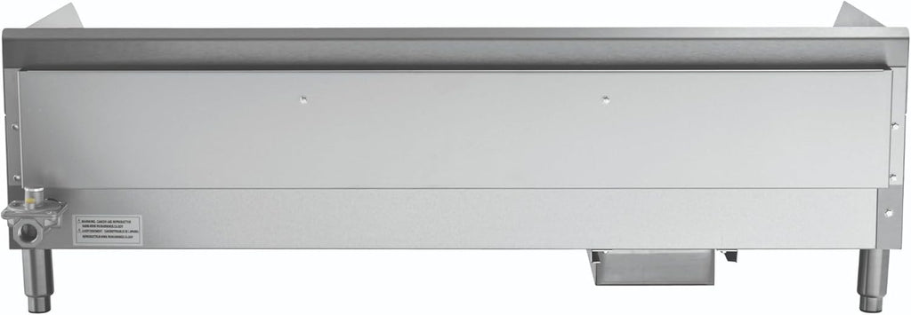 Kratos 29Y-006 48" Commercial Restaurant Gas Countertop Griddle, Manual Controls, 4 Burners, 120,000 BTU Output