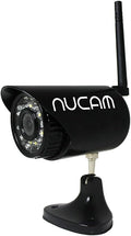 NUCAM 32GB Wireless Portable Magnetic Base Battery Powered RV/Trailer/Truck Hitch Backup Camera NuCam WR Surveillance IP Camera w. 1/4"-20 UNC Hole, Motion Detection Recording Night Vision