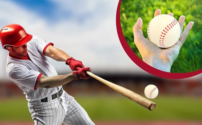 VeloBlast 3.5 oz – High-Density Foam Machine Balls for Hitting Development, Bat Path Precision, and High Velocity Hitting Training No Sting