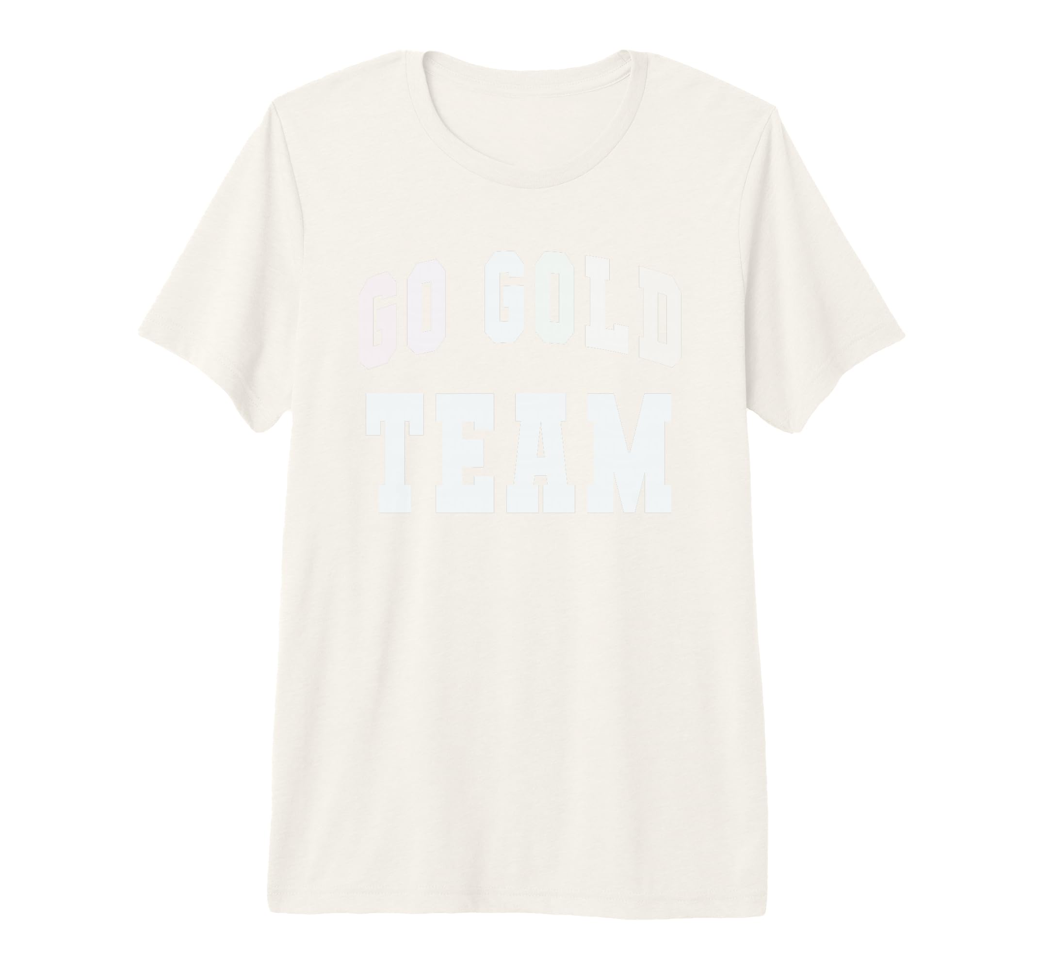 Lets Go Gold Team Spirit Week War T-Shirt - Custom Art Print Men Women