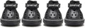 JZXOIVA Dog Shoes for Hot Pavement, Dog Booties for Medium Dogs, Breathable Dog Boots & Paw Protectors, Adjustable Non-Slip Dog Rain Booties, Waterproof Pets Sandals for Beach Black Size 5