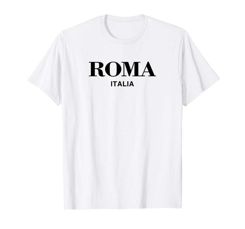 Roma Italia Preppy Italy Womens Rome T-Shirt - Aesthetic Graphic Men Women