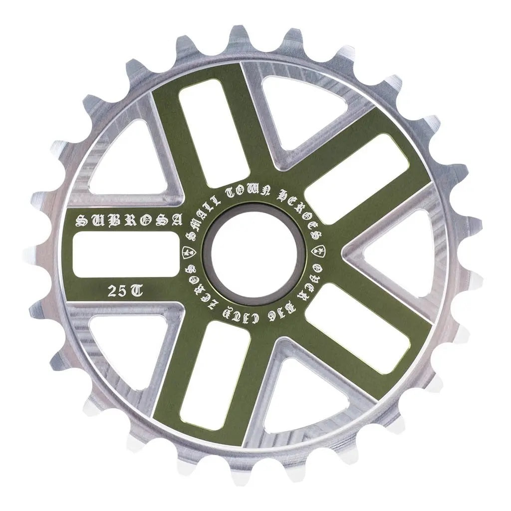 Subrosa BMX Hero Sprocket 25T - Matte Army Green