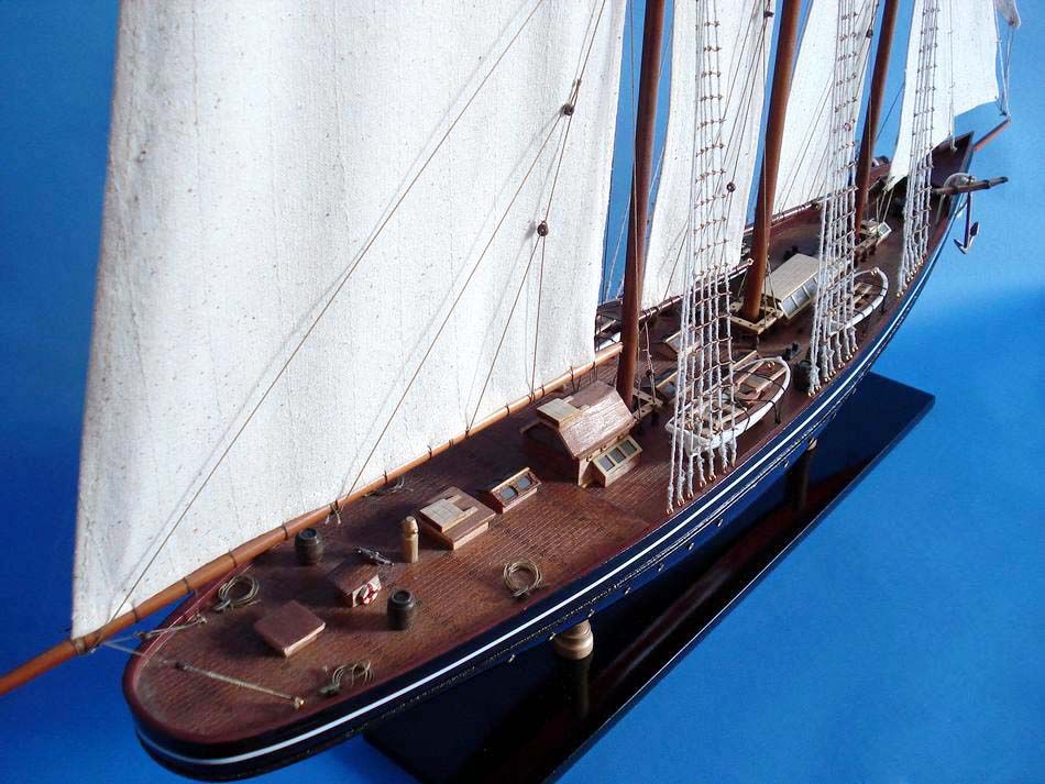Wooden Atlantic Limited Model Sailboat 32""
