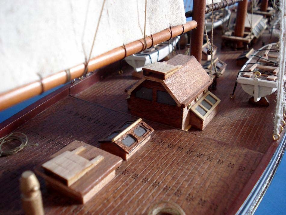 Wooden Atlantic Limited Model Sailboat 32""
