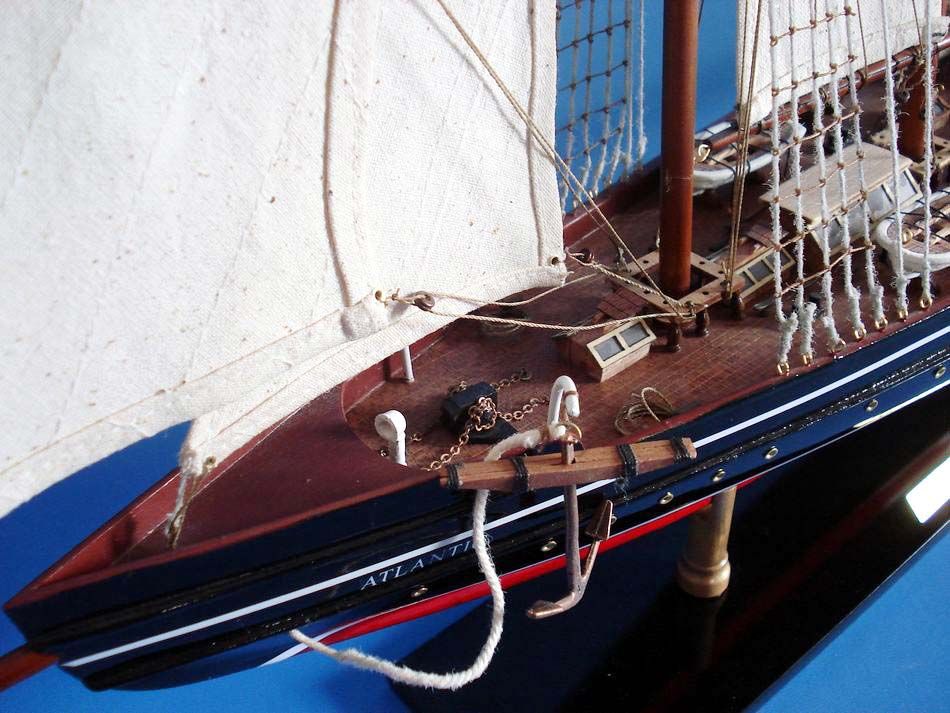 Wooden Atlantic Limited Model Sailboat 32""