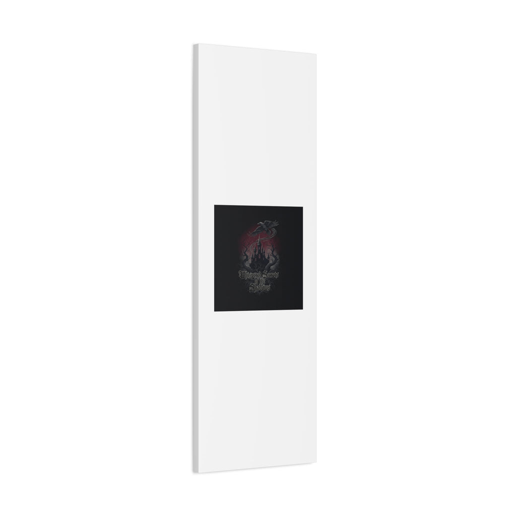 Whispered Secrets of the Shadows Castle Wall Art, Matte Canvas | Gothic Medieval Decor