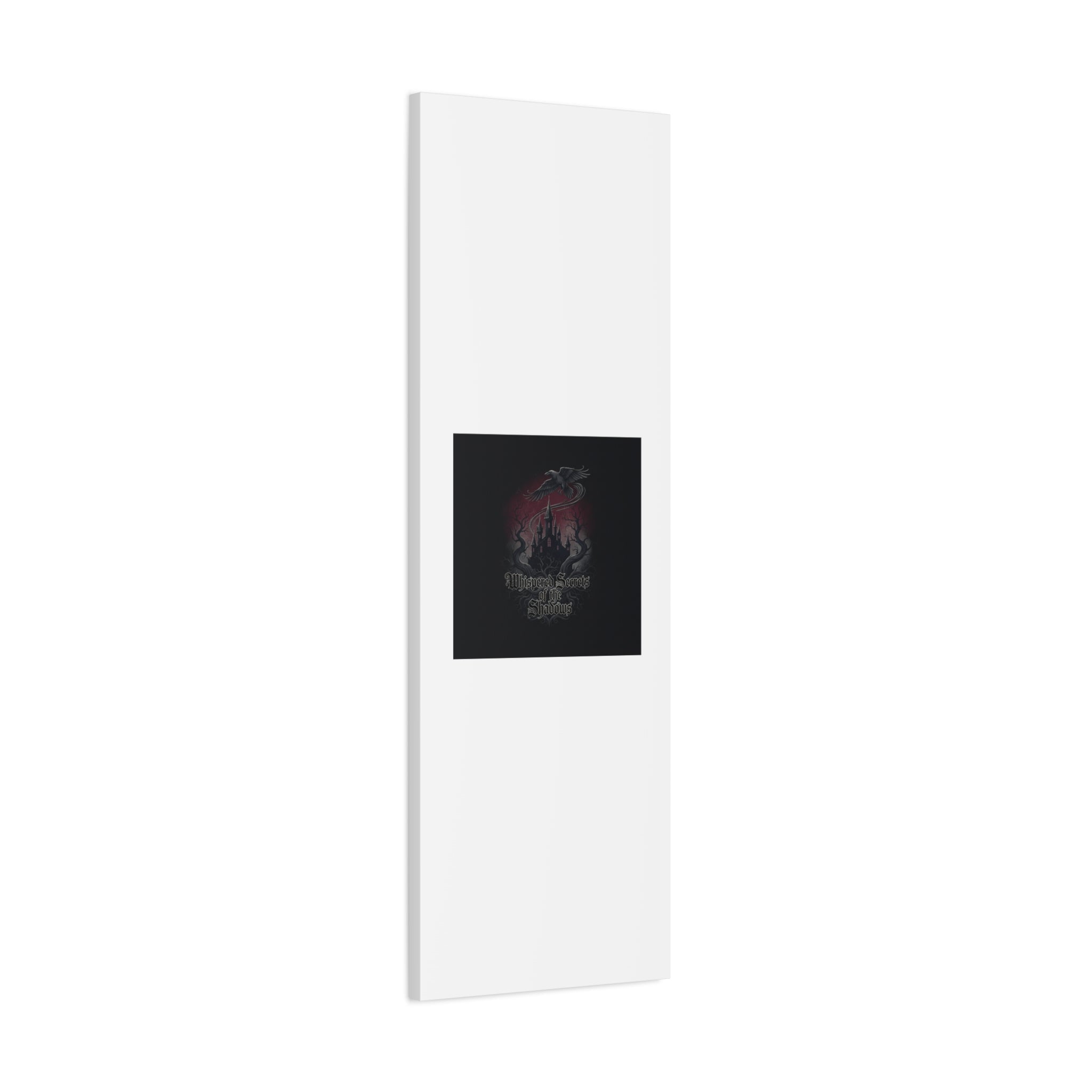Whispered Secrets of the Shadows Castle Wall Art, Matte Canvas | Gothic Medieval Decor