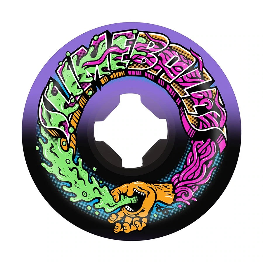 Slime Balls Greetings Speed Balls Wheels 53mm 99a - Purple/Black (Set of 4)