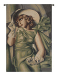 Girl In The Green Dress European Tapestry